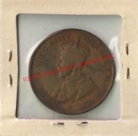 1923 STRAITS OF JERSEY 1/12TH SHILLING