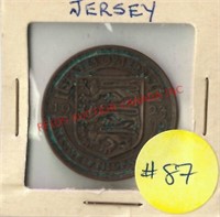 1923 STRAITS OF JERSEY 1/12TH SHILLING