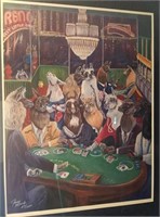 Llamas Playing Poker