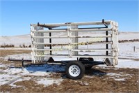 Wedekind portable panel trailer w/ 50 panels