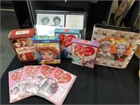 LARGE LOT OF I LOVE LUCY ITEMS DVDS MORE