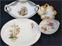 4PC MISC. LOT OF VTG CHINA BOWLS AND MORE