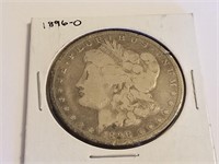 1896-O MORGAN SILVER DOLLAR COIN
