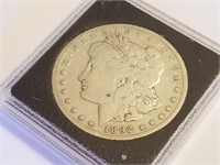 1892-CC CARSON CITY  MORGAN SILVER DOLLAR COIN