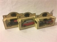 Lot of 3 Die Cast Cars in Box
