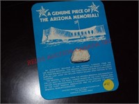 A GENUINE PIECE OF THE ARIZONA MEMORIAL (FLOOR)
