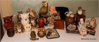 27 Pc Lot - Assorted Owls
