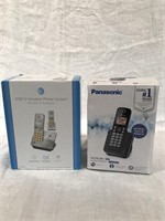 AT&T 2 Handset Phone System;  Panasonic Cordless