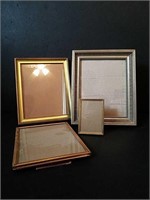 Gold and Silver Toned Photo Frames