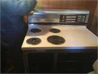 Hotpoint Oven 4 burner with warming oven (works)