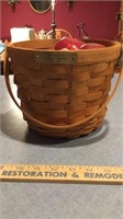 Longaberger Basket with fruit