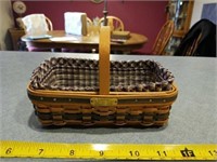7" Longaberger gathering basket