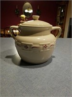 Longaberger double handle bean pot