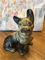 Iron Pug Statue