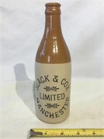 Slack & Cox stoneware bottle.
