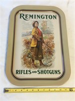 Vintage Remington metal tray.
