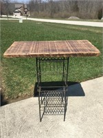 Small upcycled table.