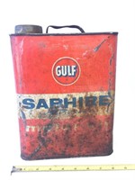 Vintage Gulf oil can.