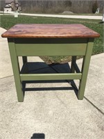 Refinished vintage child's desk.