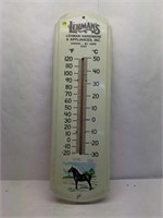 Vintage Lehman's Hardware Metal Thermometer