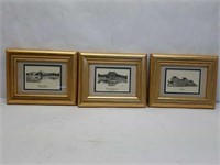 Lot of 3 Framed Iconic Locations in Montgomery, AL