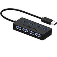 Sabrent 4-Port USB 3.0 Hub with Individual Power