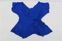 DobulJu Xl Blue Crossover Shirt 3XL