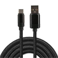 USB Type C Charger Cable,10FT Nylon Braided Cable