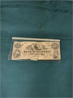 Bank Of Milford Delaware $3 Note 1853