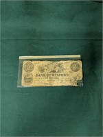 Bank Of Milford Delaware $2 Note 1858