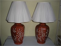 2 Ginger Jar Table Lamps 1 Lot