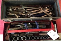 Craftsman tool box & wrenches