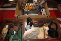 3-boxes: misc, tools buffer, bearings, screwdriver