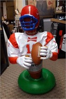 Inflatable Budweiser football player- 3 ft tall