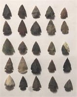 Lot of 25 Stone Arrowheads #2