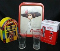 Vintage Coca- Cola Various Collectible Items