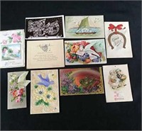 Vintage Lot of Greeting Postcards