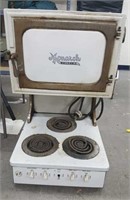 Early 1900s Monarch Electric 4 Burner Stove