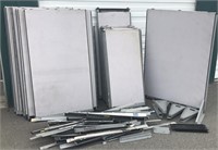 Large Lot of Office/Room Dividers w/ Accessories