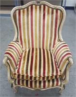 Striped Vintage Arm Chair
