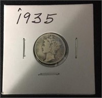 6-Mercury Dimes #1