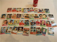 Lot de cartes de hockey Topps des années 70