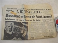 Journal Le Soleil du  5 Aout 1948