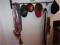 Belt's and hat's lot