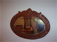 Oak Frame Mirror-wallmont