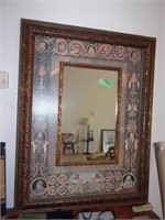 Antique Religious Framed mirror
