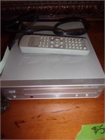 DVD player with remote control