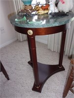 Marble top-Mahogany table