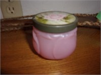 Avon jar with lid