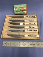 A set of six (6) Wingen Solingen knives made in Ge
